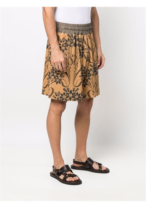 bermuda  in ciniglia on stampa floreale PIERRE LOUIS MASCIA | Shorts | URSULA/S11062123588